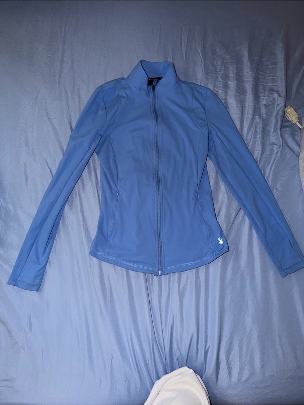 Spyder Women's Light Blue Full-Zip Utility Jacket